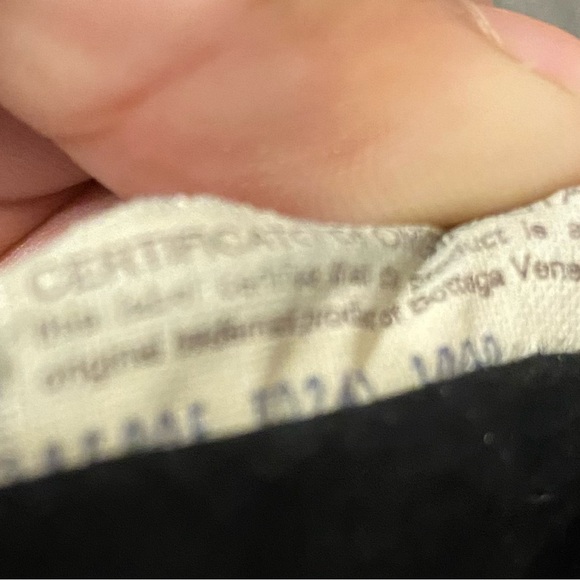 BOTTEGA VENETA Vintage Black Suede And W/ Leather Straps In Excellent Condition - Picture 5 of 11